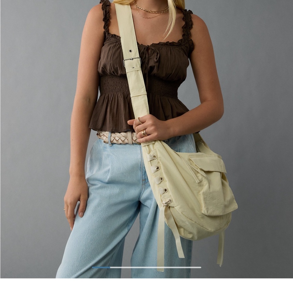 Beige crossbody Bag